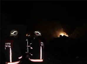 Ankara'da yangın
