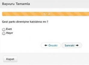 Aydın Doğan'ın sitesinde iş arayanlara 'Gezi' sorgusu!