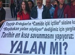 'Başbakan yalan söylüyor' diyenler hakim karşısına çıktı