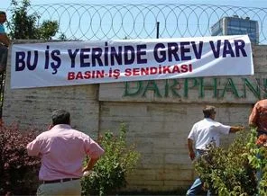 Darphane grevinde flaş gelişme
