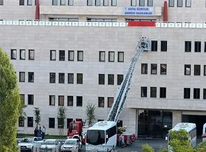 Emniyet binasında onarım başladı