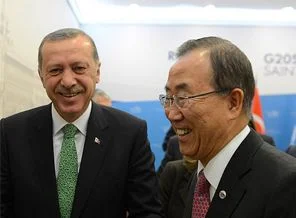 Erdoğan BM Genel Sekreteri Ban Ki-Mun ile görüştü