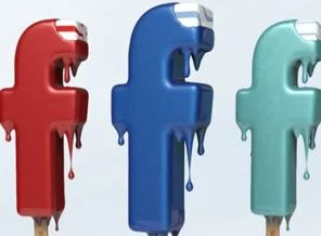 Facebook tadında dondurma