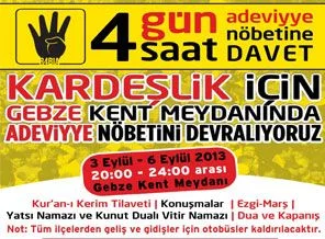 Gebze Adeviyye nöbetini devralıyor