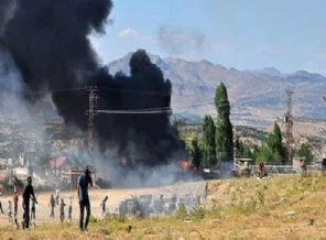 Hakkari'de karakol şantiyesinde patlama