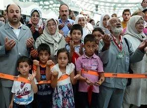 İlk hac kafilesi dualarla uğurlandı