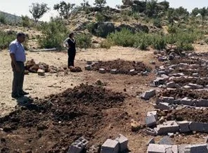 PKK mezarlığı tahrip edildi