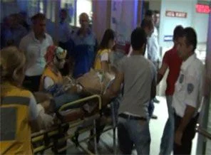 Suriye sınırında 2 kişi yaralandı