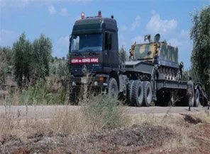 Suriye sınırında askeri sevkiyat hareketliliği