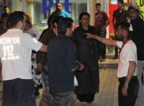 Suriyeliler yemek için kavga etti!