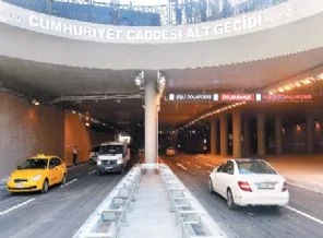 Taksim trafiği nefes aldı