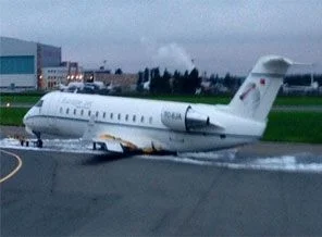Türk iş jeti gövde üzerine indi