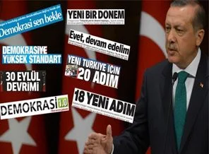 13 gazeteden 56 köşe yazarı demokratikleşme paketini yazdı