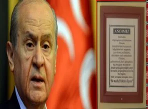 Bahçeli Andımız'ı yanlış okudu