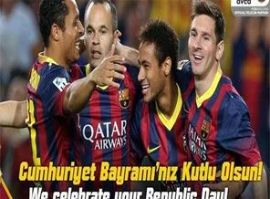 Barcelona'dan 29 Ekim jesti