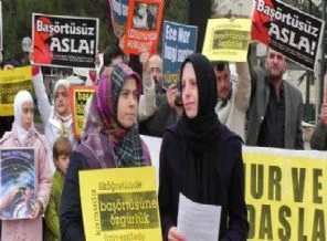 Başörtüsüne yönelik önemli çıkış
