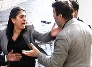 BDP'li vekilden tokat yiyen polis sözünü tuttu