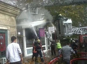 Emirgan Sütiş'te yangın