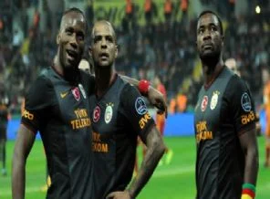 G.Saraylı oyunculardan ilginç sevinç!