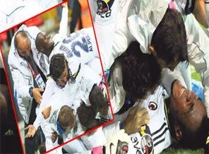 Gol sevincinde şoförün ne işi var!