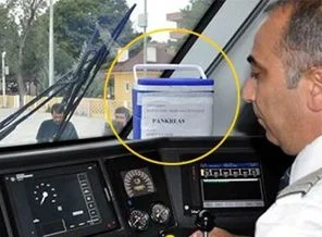 Hızlı trenle organ transferi