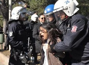 Hüseyin Çelik protestosuna müdahale