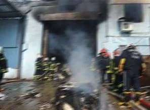 İşadamının kalbi yangına dayanamadı