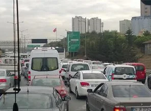 İstanbul'da trafik kilit