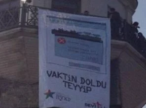 Marmaray açılırken Kız Kulesini işgal ettiler!