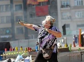 'O teyze demek ki kuş avlıyormuş'