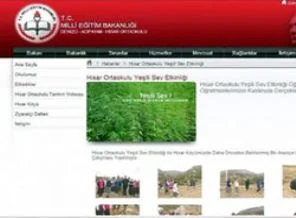 Okulun internet sitesinde kenevir şoku