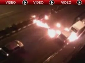 Şırnak'ta molotoflu saldırı güvenlik kamerasında