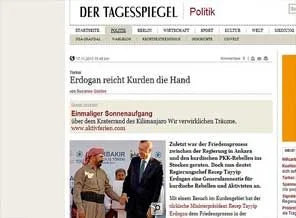 Alman basınında Erdoğan-Barzani görüşmesi