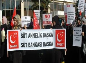 Anne Sütü Bankası konferansına tepki