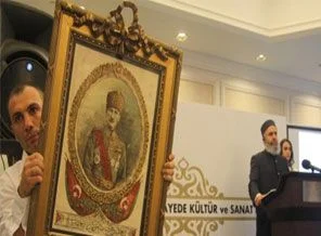 Atatürk'ün taş baskı portresi satıldı