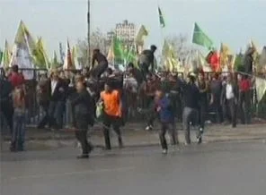 BDP'nin Rojava mitinginde gerginlik