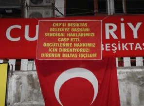 Beşiktaş'ta sabah kadar protesto