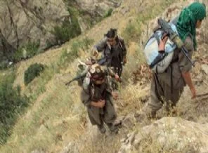 Dağdan inecek PKK'lılar için hazırlık