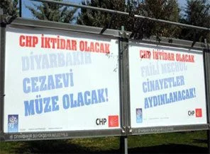 Erdoğan'ın ardından CHP'den şaşırtan afiş