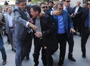 Gökçek, yumurtayla yaralanmış