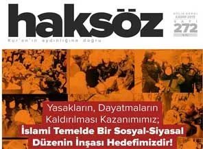 Haksöz Dergisinin Kasım Sayısı Çıktı!
