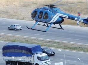 Havadan trafik cezası yağdı