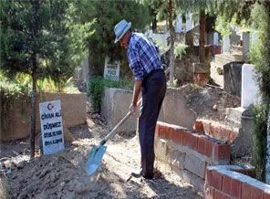 Mezarlıktaki ağaç ve otları kesmek caiz mi?