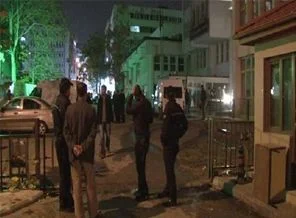 YSK önünde patlama