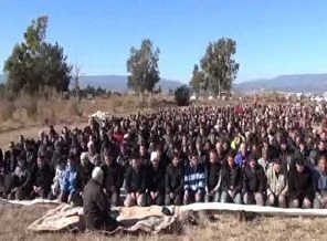 5 bin kişiyle yağmur duasına çıktı