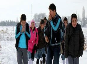 Ağrı'da inanılmaz soğuk: Eksi 29
