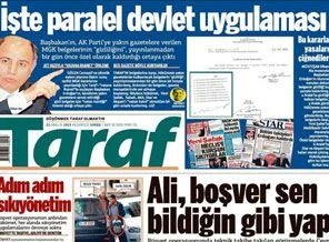 Baransu'dan 'paralel devlet' iddiası