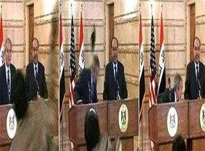 Bush'a ayakkabı atan gazeteci Türkiye'de