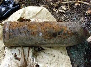 Çanakkale'de patlamamış top mermisi