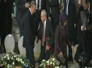 Erdoğan, Kılıçdaroğlu el ele
